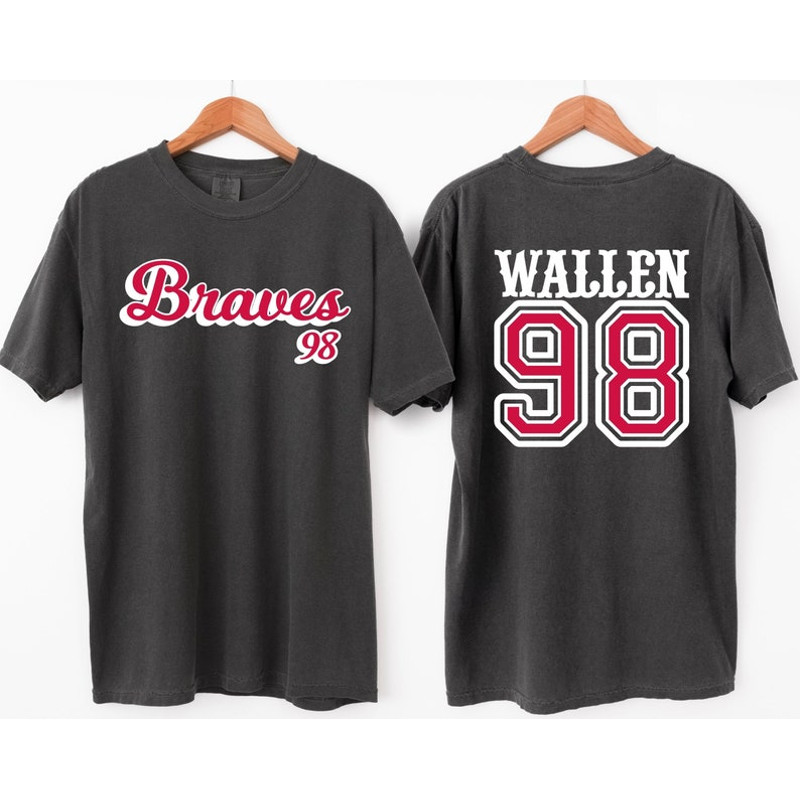 98 Braves TShirt, Back and Front Print, Western Shirt, 98 Braves Shirt, Cowboy Shirt, Westerns gift.jpg