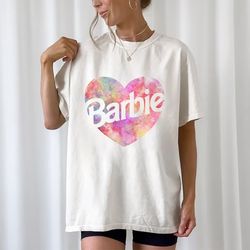 barbie watercolor shirt, barbie heart shirt, barbie 2023, barbie dream house, barbie land, barbie cheetah, come on barbi
