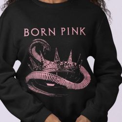 blackpink born pink snake crown sweatshirt