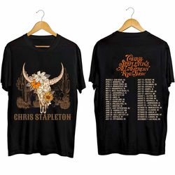 chris stapleton all american road show 2024 tour shirt, chris stapleton fan sweatshirt, chris stapleton country music to