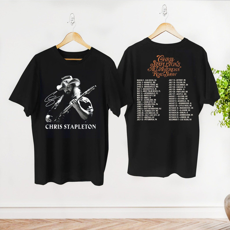 Chris Stapleton Tour 2024 Shirt, Chris Stapleton All American Road Show Shirt, Chris Stapleton Fan Shirt, Chris Stapleton Country Music Tee.jpg