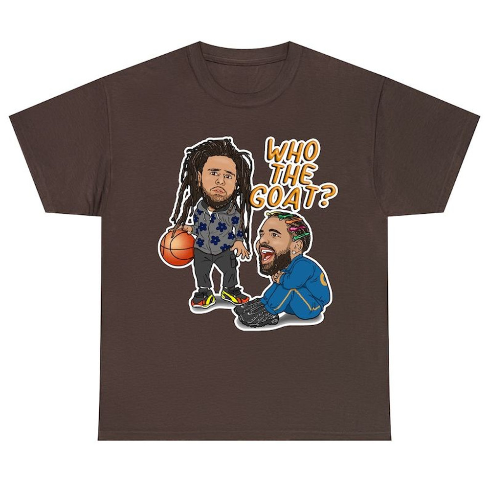 Drake, J Cole T-shirt - GOAT Hip Hop Art Adult Unisex T-shirts birthday gift for him her Hypebeast t-shirt Hip Hop Graphic T-shirt.jpg