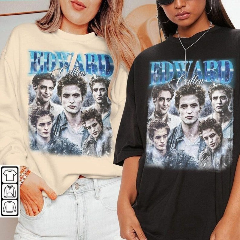 Edward Cullen Movie Shirt, Edward Cullen 2023 Vintage Retro 90s Style, Edward Cullen Twilight Graphic Tee Unisex Gift Hoodie.jpg