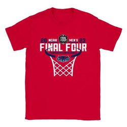 florida atlantic owls final four 2023 basketball net red t-shirt