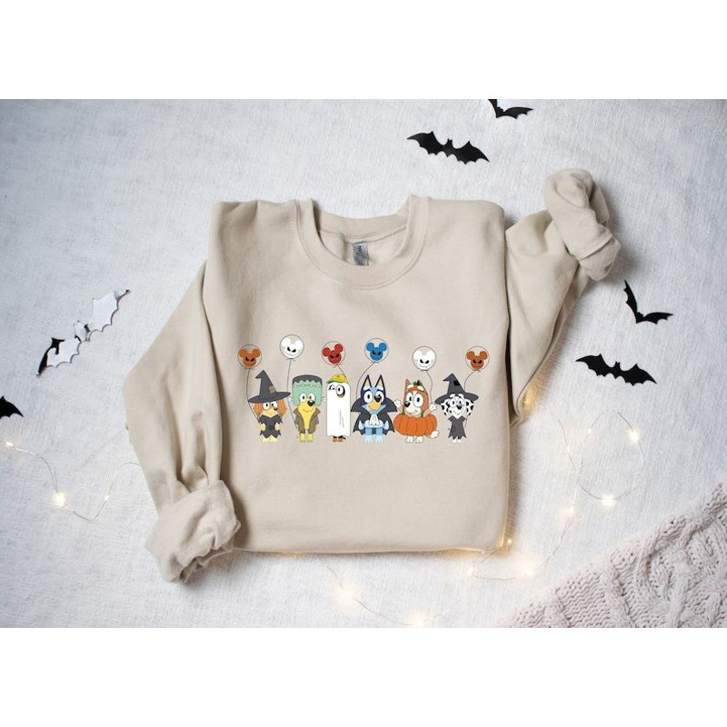Halloween Horror Balloon Shirt  Halloween Matching Family Shirt  Halloween Sweatshirt  Halloween Gifts  Spooky Season Horror Sweatshirt.jpg