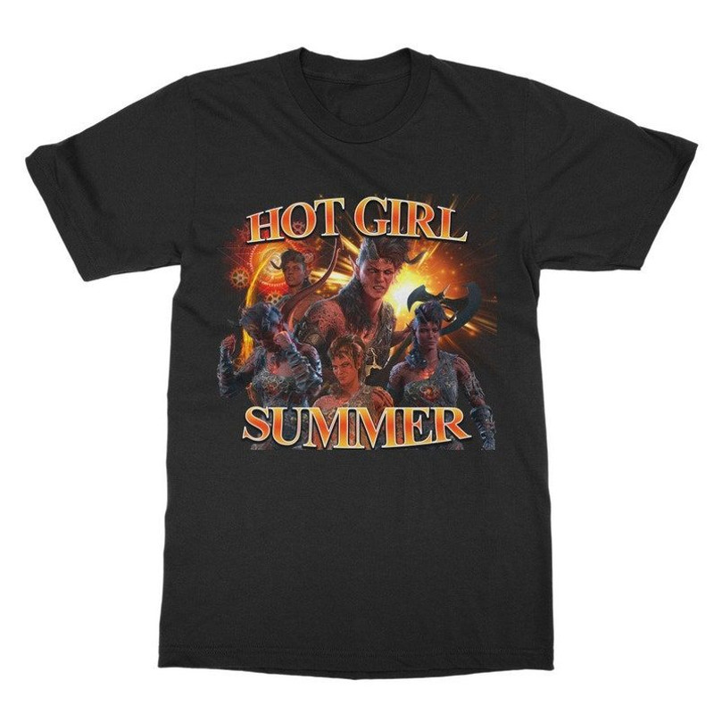 Hot Girl Summer Karlach Baldur's Gate Classic Heavy Cotton Adult T-Shirt Baulders Baldur Baldurs Gate Bulders Karlach Merc.jpg