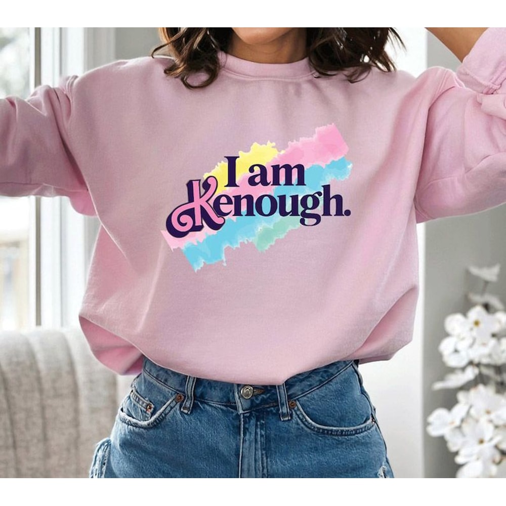 I am Kenough Sweatshirt Kenough Sweatshirt Barbi Ken Crewneck Colorfull Ken Sweatshirt 5.jpg