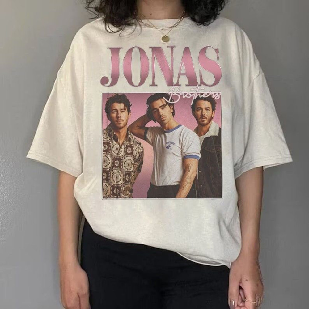 Jonas Brothers Vintage Tee, Jonas Brothers Tour Shirt, Concert 2023 Retro Unisex Gift, Jonas Retro 90's Sweater, Jonas Brothers Graphic Tee.jpg
