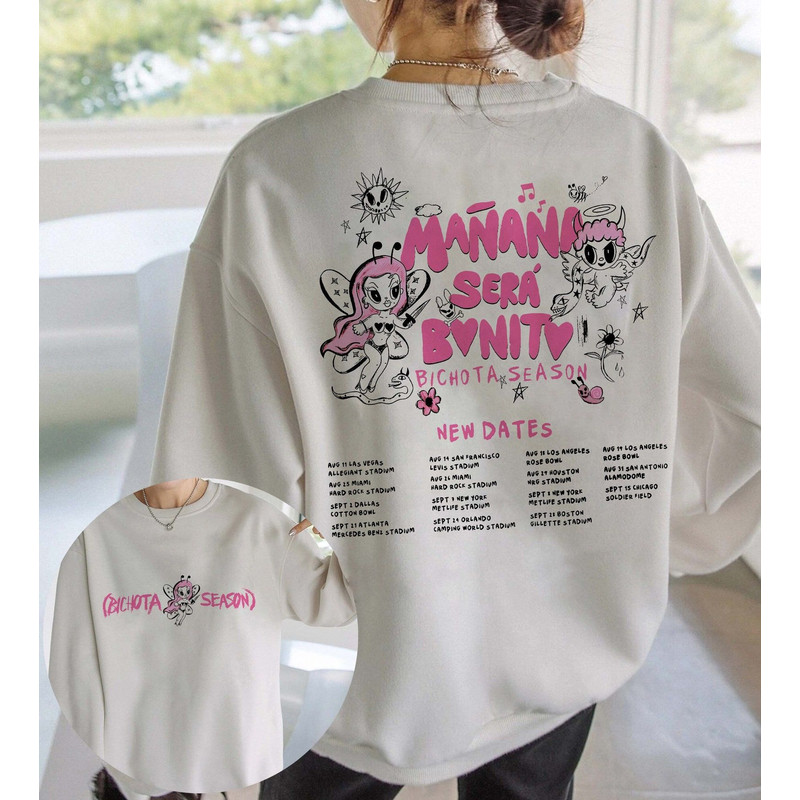 Karol G Tour 2023 Double Side Sweatshirt, La Bichota Tee, Music Concert Merch, Karol G shirt ,Karol G Manana Sera Bonito T-Shirt.jpg