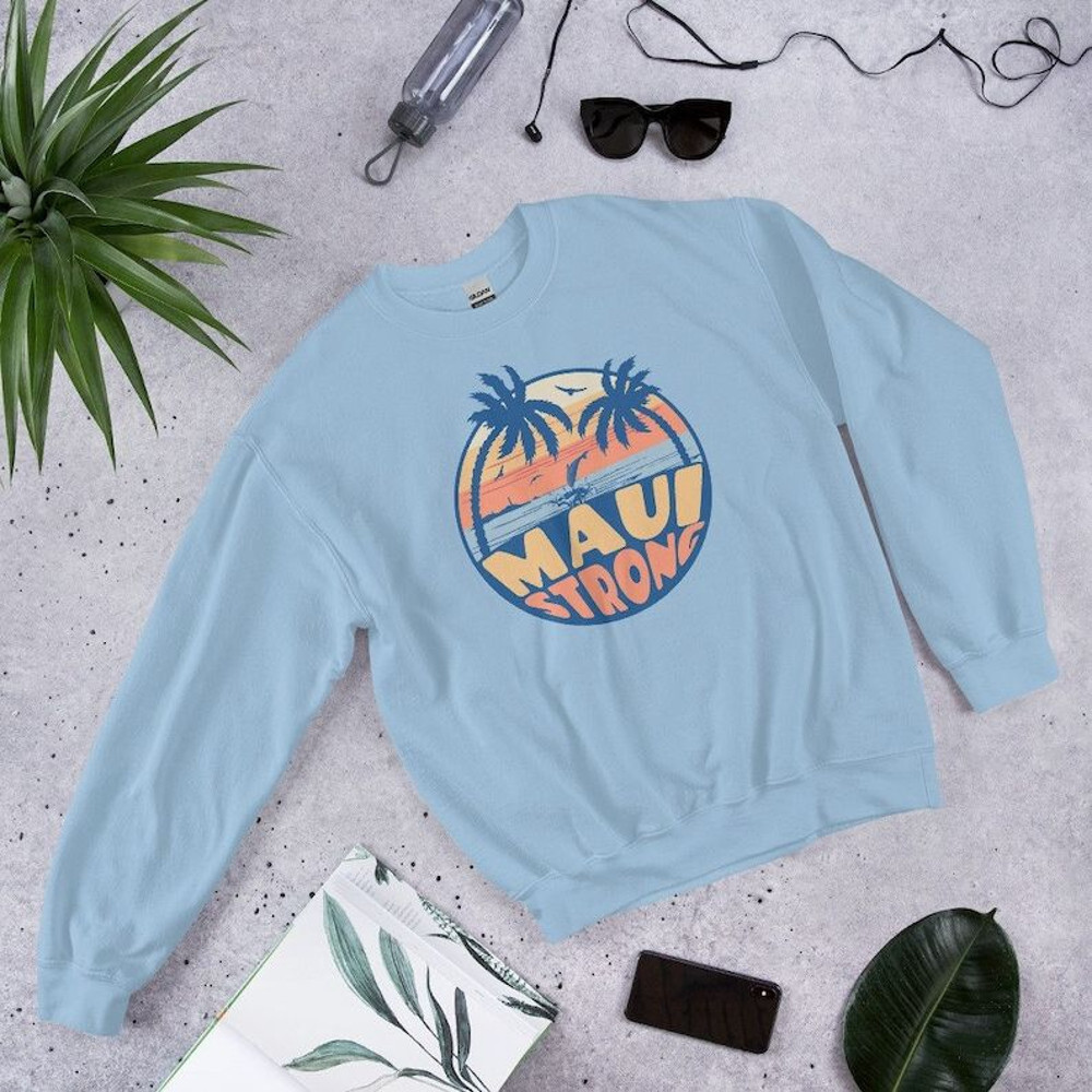 Maui Strong Shirt Pray For Maui Tee Maui Wildfire Relief Sweatshirt Lahaina Support Maui sweater Maui Love&Peace Awareness Hoodie Donation 3.jpg