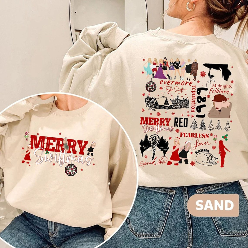 Merry Swiftmas Sweatshirt, Have A Merry Swiftmas Sweatshirt, Christmas Taylors version Shirt, The Eras Tour Sweatshirt, 1989 Christmas Shirt.jpg
