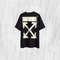 OFF WHITE T-Shirt fashion casual stitching printing loose round neck short-sleeved T-shirt unisex.jpg