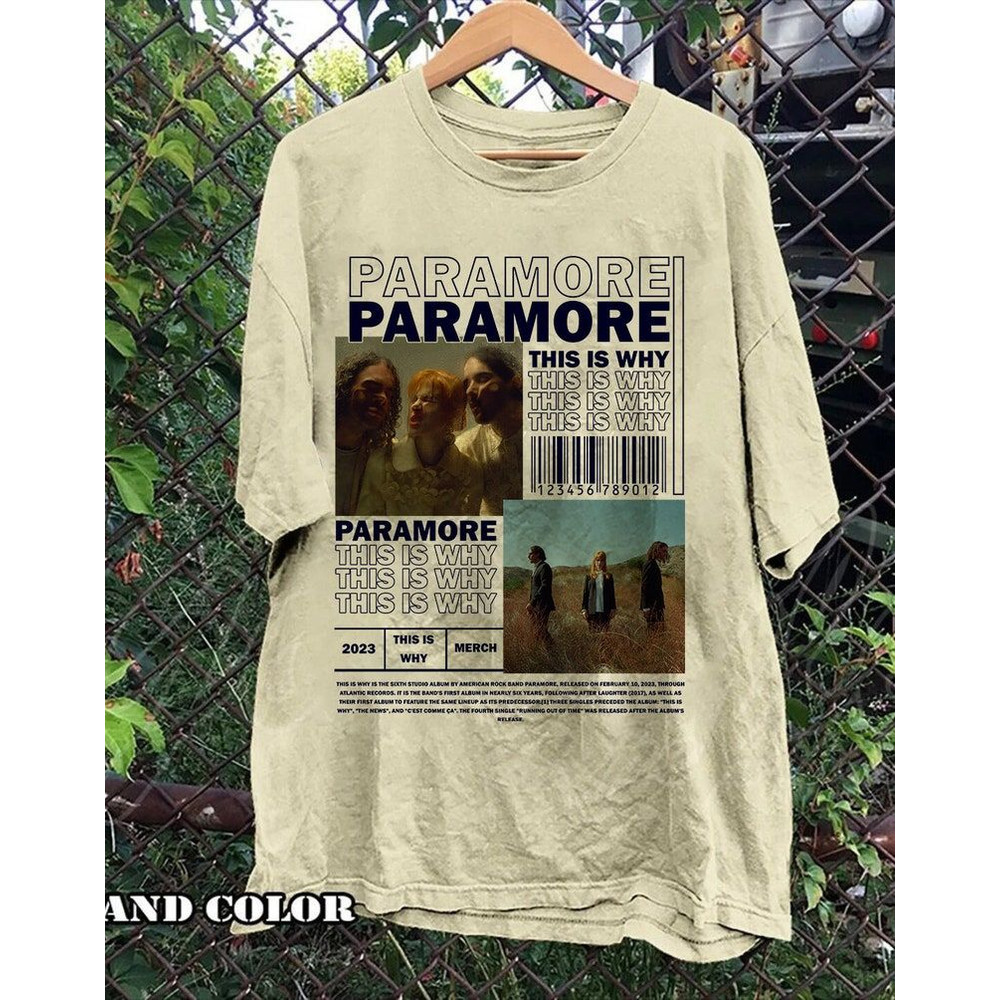 Pramore This is Why Album Shirt, Pramore This is Why Shirt, Pramore Tour 2023 Shirt, Rock Band Shirt, Gift for men women unisex tshirt.jpg