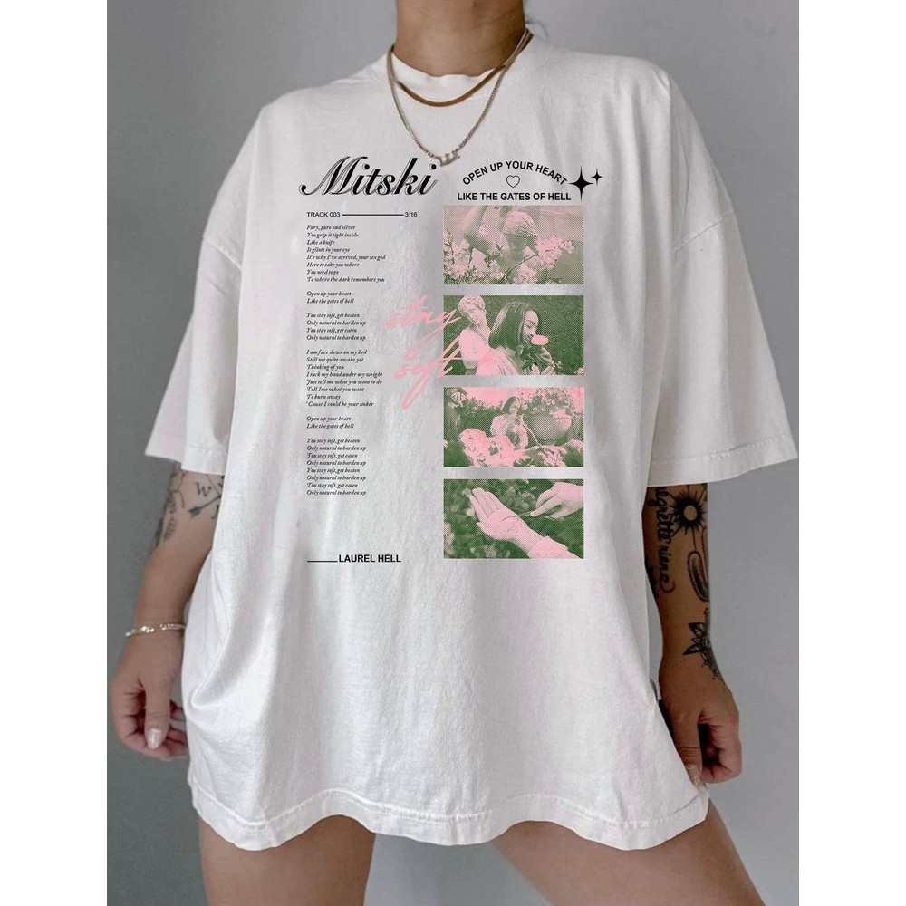 Stay soft Album Mit.ski Shirt, Band Vintage, Mitski Music Rock Concert Vintage,90s Retro Concert Music Vintage Sweatshirts T-Shirt.jpg