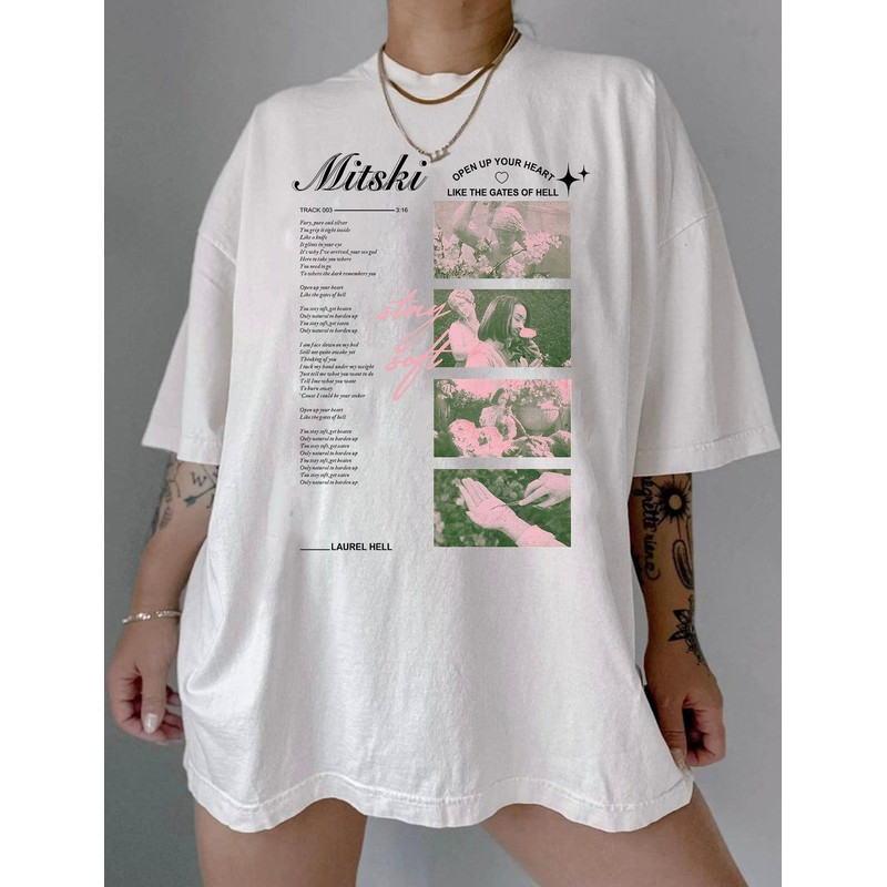 Stay soft Album Mit.ski Shirt, Band Vintage, Mitski Music Rock Concert Vintage,90s Retro Concert Music Vintage Sweatshirts T-Shirt.jpg