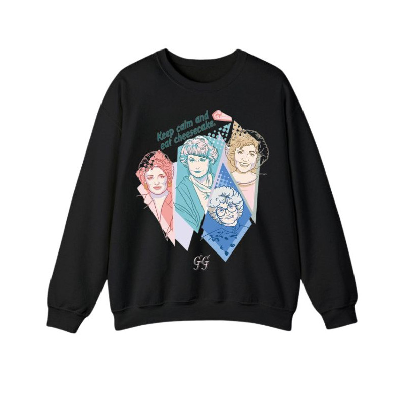 The Golden Girls Sweatshirt, Music TV Crossover, Vintage TV Show Shirt, Band Inspired Tee, Unique Fan Gift.jpg