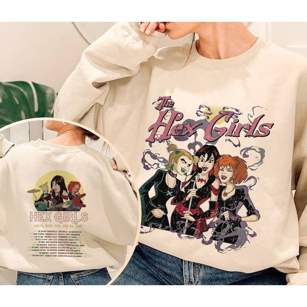 The Hex Girls Rock Band Music T-Shirt, The Hex Girls Shirt, Hex Girls 2023 Tour Shirt, Rock Band Sweatshirt, Music Concert 2023 Shirt 1.jpg