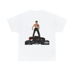 travis scott graphic t-shirt, travis scott rodeo album cover t-shirt