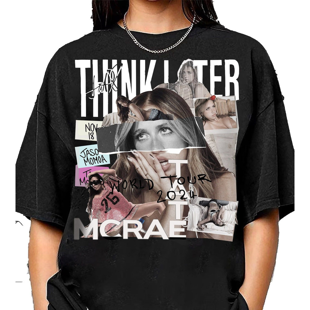 Vintage 90s Tate Mcrae Shirt,Unisex Gift Sweatshirt,World Tour 2024 shirt,Tate McRae Fan Shirt.jpg