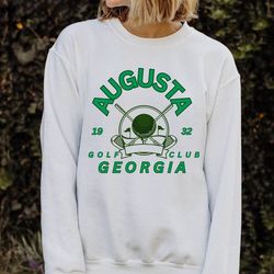 vintage augusta golf shirt - the masters aesthetic sweatshirt - augusta national georgia gift for her crewneck