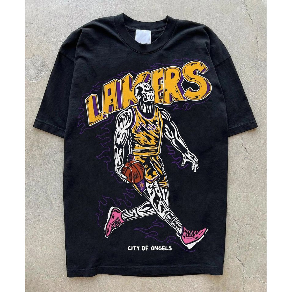 Warren Lotas  CIty of Angeles  Lakers nba T-shirt  NBA lakers shirt, Lebron james vintage nba shirt Basketball Shirt.jpg