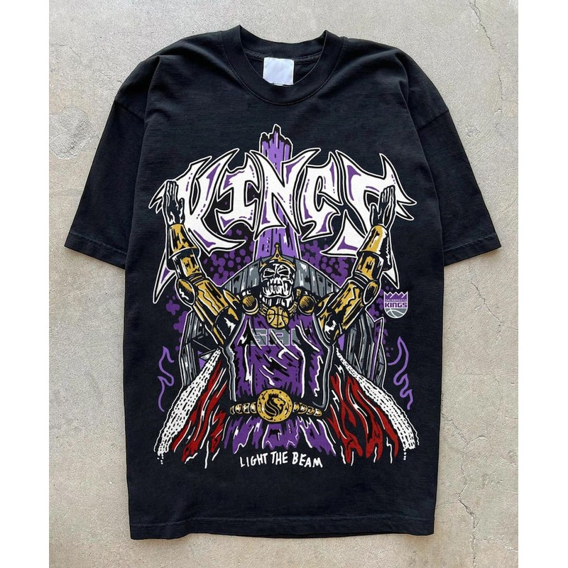Warren Lotas Light the beam Sacramento Kings T-shirt NBA kings shirt, Basketball Shirt, Youth , Deaaron fox shirt - UNISEX.jpg
