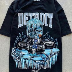 warren lotas x detroit  motorcade  t-shirt  nba shirt, detroit pistons shirt, nba vintage