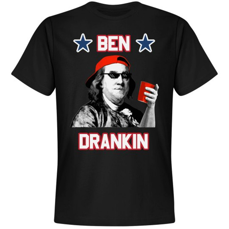 Ben Drankin 4th Of July Party Shirt - Unisex Premium T-Shirt FunnyShirts.jpg
