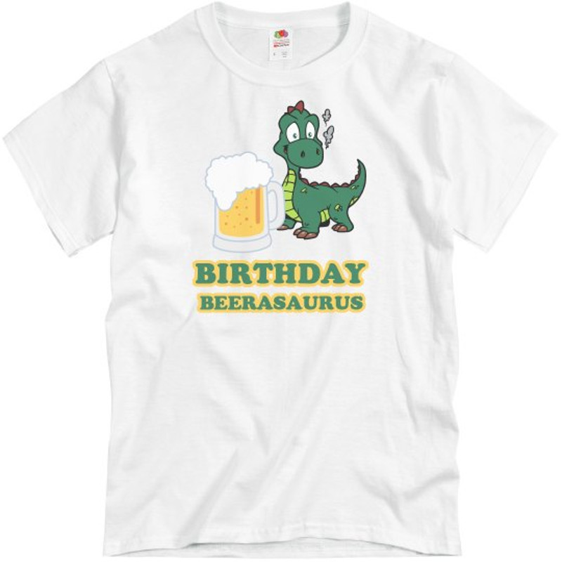 Birthday Beerasaurus - Unisex Basic Promo T-Shirt FunnyShirts.jpg