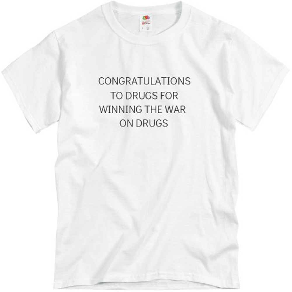 Congratulations To Drugs Shirt - Unisex Basic Promo T-Shirt FunnyShirts.jpg