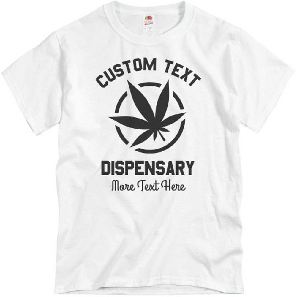 Create Custom Marijuana Dispensary Tees - Unisex Basic Promo T-Shirt FunnyShirts.jpg