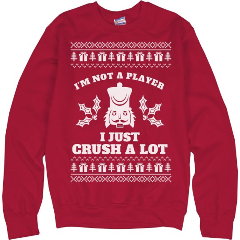 Crush A Lot Nutcracker Ugly Sweater - Unisex Ultimate Cotton Crewneck Sweatshirt FunnyShirts.jpg