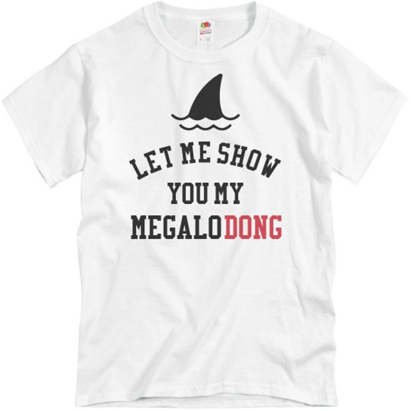 Flashing The MegaloDONG - Unisex Basic Promo T-Shirt FunnyShirts.jpg