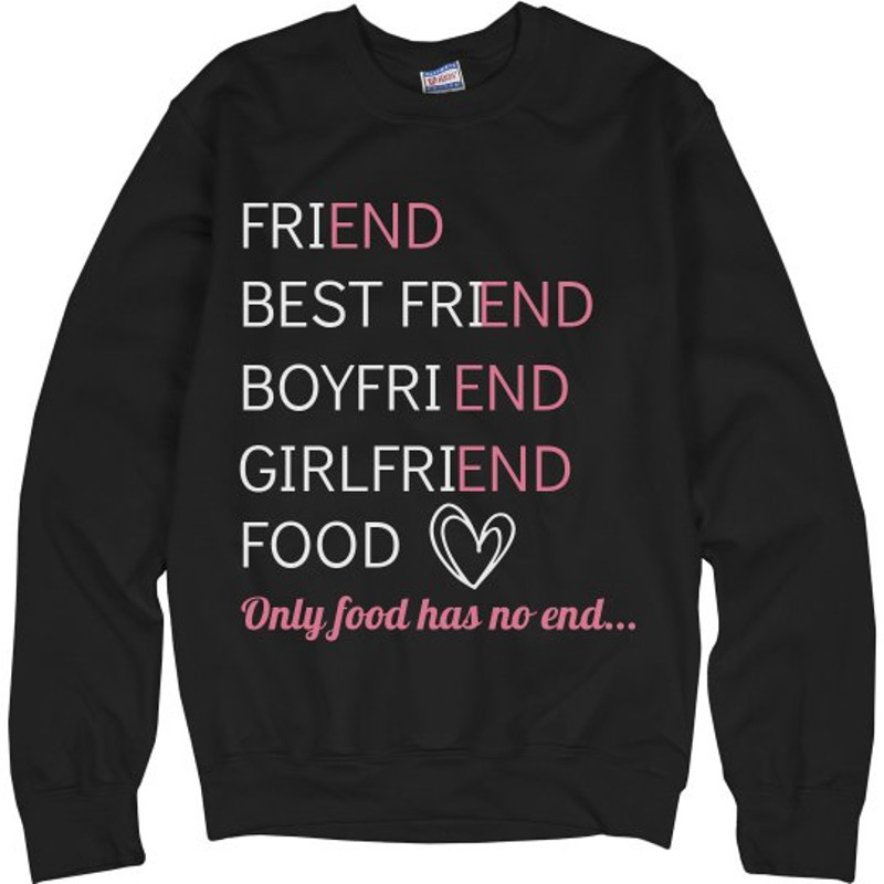 FOOD HAS NO END - Unisex Ultimate Cotton Crewneck Sweatshirt FunnyShirts.jpg