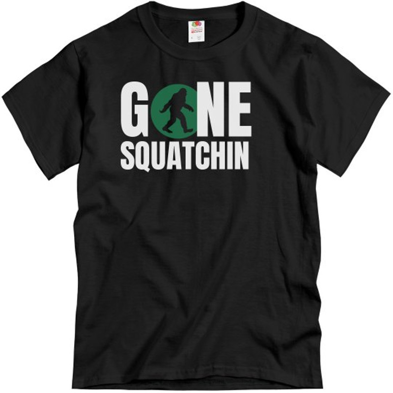 Gone Squatchin - Unisex Basic T-Shirt FunnyShirts.jpg