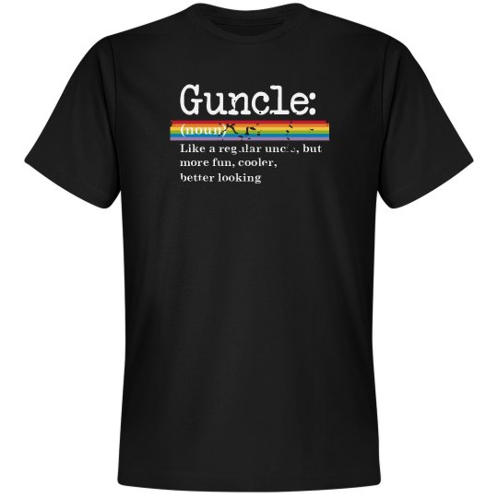 Guncle Definition - Unisex Premium T-Shirt FunnyShirts.jpg