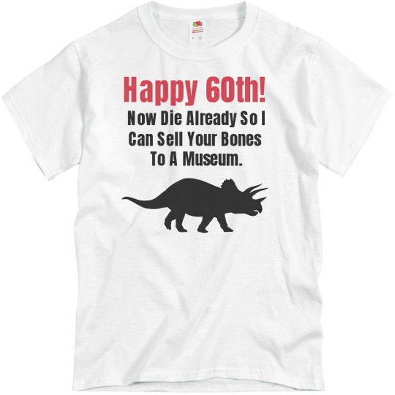 Happy 60th Birthday - Unisex Basic Promo T-Shirt FunnyShirts.jpg