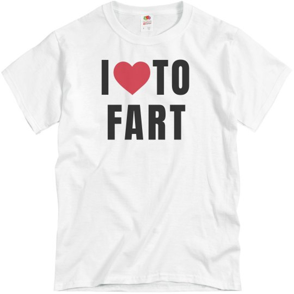 I Love To Fart - Unisex Basic Promo T-Shirt FunnyShirts.jpg