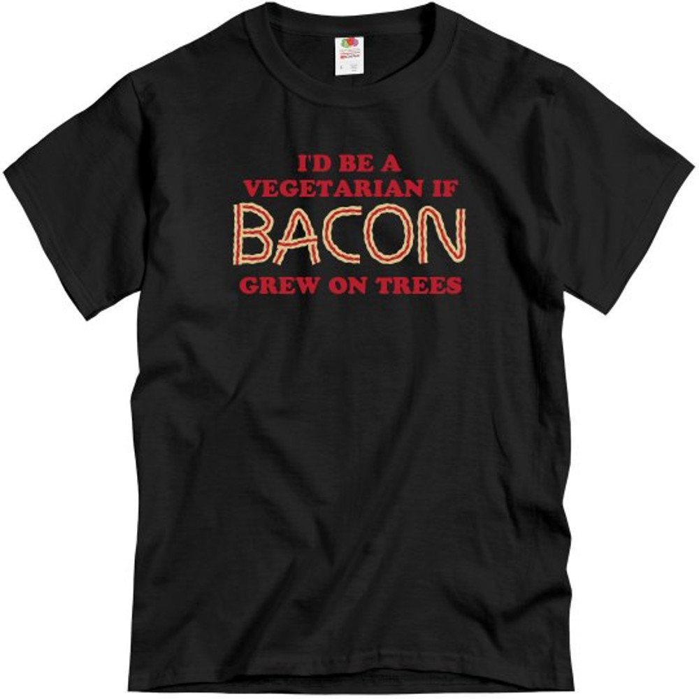 I'd Be A Vegetarian If... - Unisex Basic T-Shirt FunnyShirts.jpg