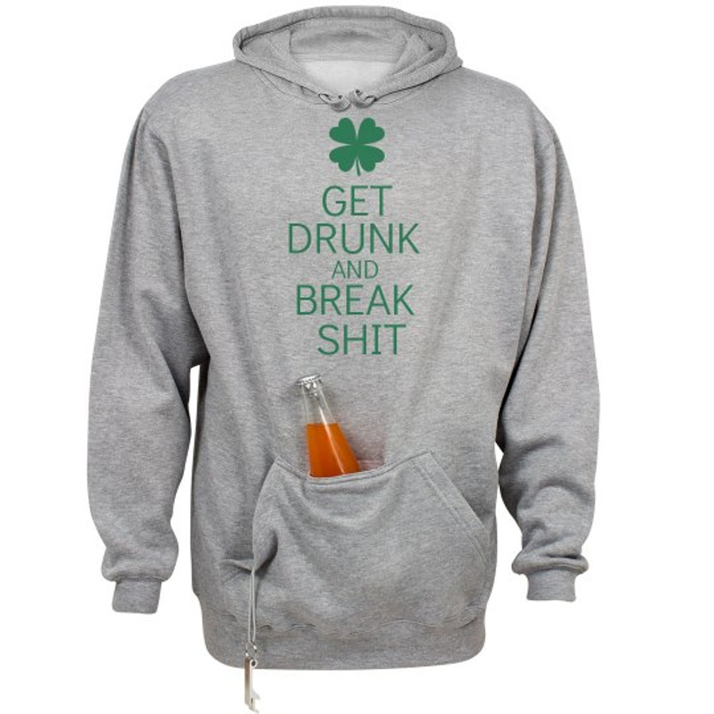 Keep Calm St. Patty's - Unisex Beer Holder Tailgate Hoodie FunnyShirts.jpg