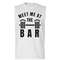 Lifting At The Bar Funny Tank - Unisex Basic Promo Sleeveless T-Shirt  FunnyShirts.jpg