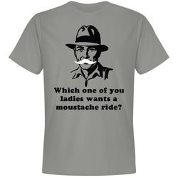 moustache ride - unisex premium t-shirt