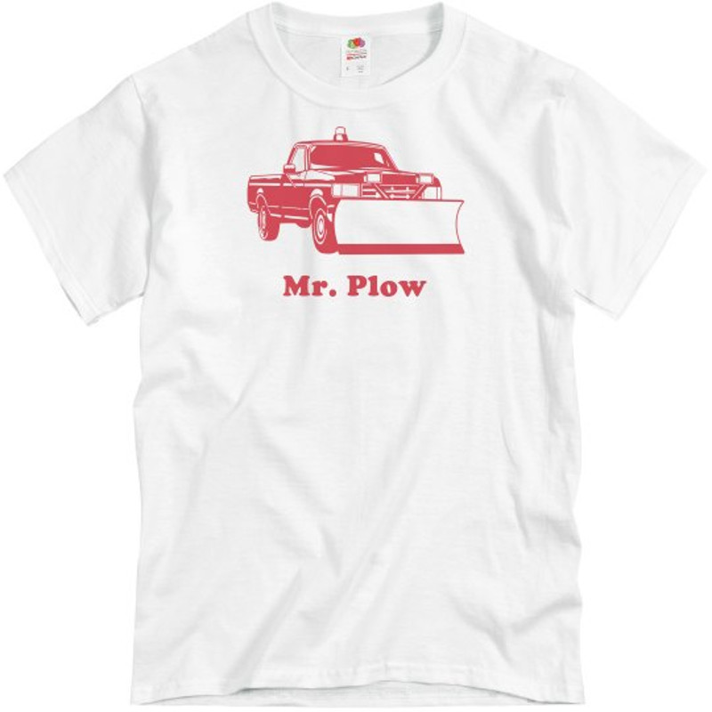 Mr. Plow - Unisex Basic Promo T-Shirt FunnyShirts.jpg