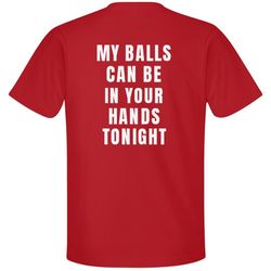 my balls can be in your hands shirt - unisex premium t-shirt