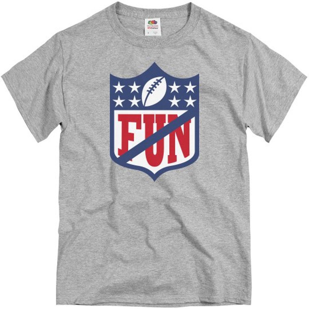 No Fun League Logo Spoof Unisex T-Shirt - Unisex Basic T-Shirt FunnyShirts.jpg