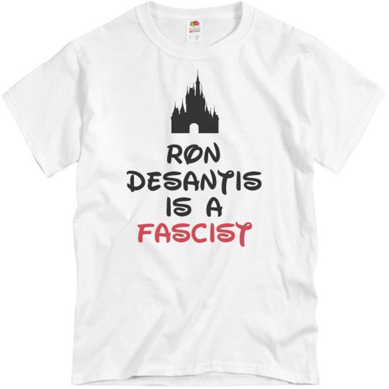Ron Desantis Is a Fascist Shirt - Unisex Basic Promo T-Shirt FunnyShirts.jpg