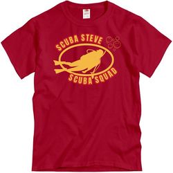 scuba steve scuba squad - unisex basic t-shirt