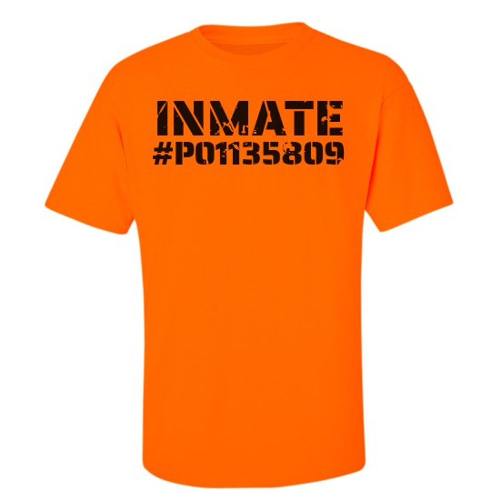Trump's Inmate Number T-Shirt - Unisex Ultra Cotton Safety Neon Crewneck T-Shirt FunnyShirts.jpg