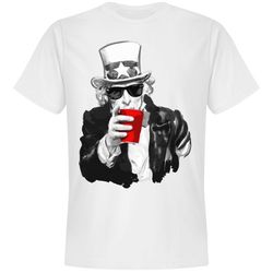 uncle sam solo cup - unisex premium t-shirt