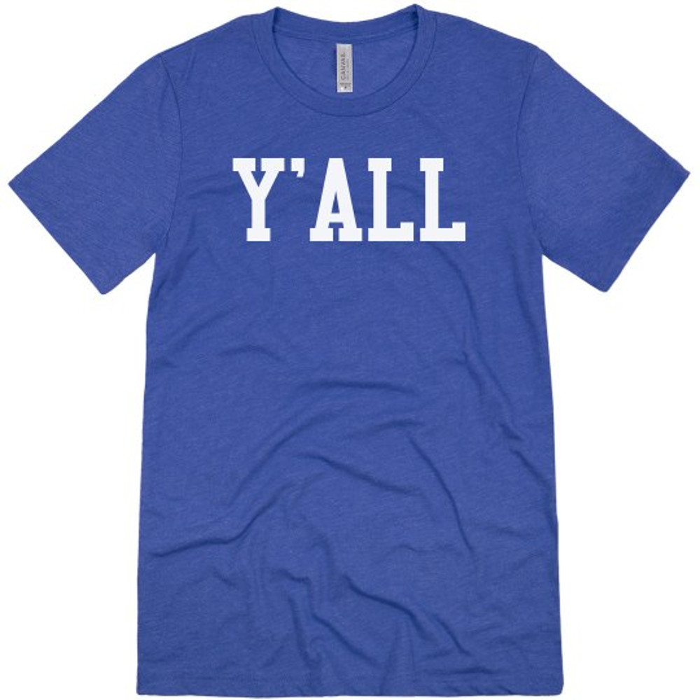 Y'all University Tee - Unisex Triblend T-Shirt FunnyShirts.jpg